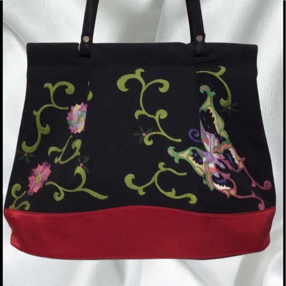 Coconut Shop Embroidered Shoulder Bag, Made in Viet‎ Nam - Picture 2 of 11
